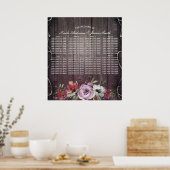 Poster Charme rustique Fleur de farine de bois de grange  (Cuisine)