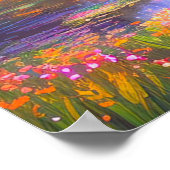 Poster Charme surélevé dans le marécage de Forêt Profonde (Coin)