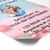 Poster Charming Baby Naming Ceremony Invitation (Coin)