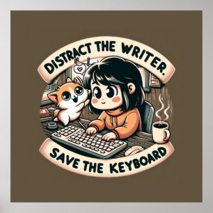 Poster Charming Chaos : Les maux de l'écrivain