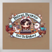 Poster Charming Chaos : Les maux de l'écrivain (Devant)