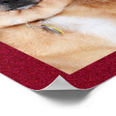 Poster Charming Holiday Famille Photo Collage Monogramme (Coin)