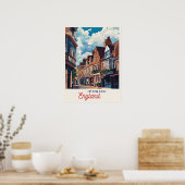Poster Charming Ipswich Angleterre (Cuisine)