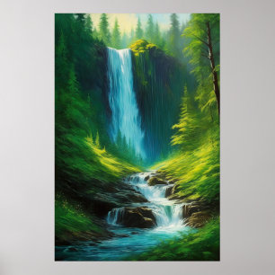 Poster Charming Waterfall's Song