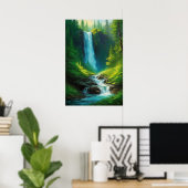 Poster Charming Waterfall's Song (Bureau à domicile)