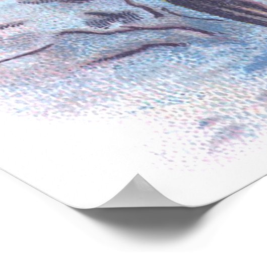 Poster Charming Winter Scène 2 (Coin)