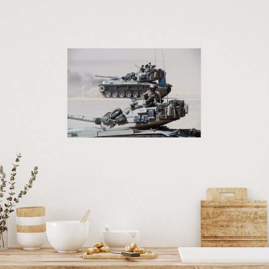 Poster Chars de combat principaux M60 Patton (Cuisine)