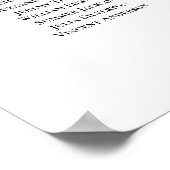 Poster Chart de placement de mariage à 30 tables avec ros (Coin)