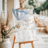 Poster Chart de placement pour Baby Shower 'Nous pouvons