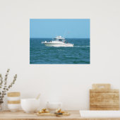 Poster Charte bateau de pêche (Cuisine)