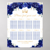 Poster Chartre de placement 8 tables pour la Princesse Bl (Devant)