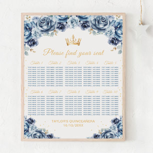 Poster Chartre de placement de 10 tables de la Princesse