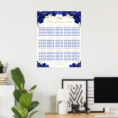 Poster Chartre de placement de 15 tables de la Princesse  (Bureau à domicile)
