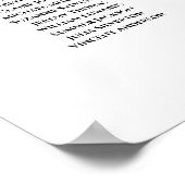 Poster Chartre de placement de mariage chic avec 15 table (Coin)