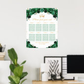 Poster Chartre de placement des tables de la Green Prince (Bureau à domicile)
