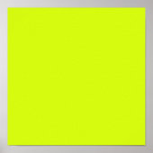 Poster Chartreuse Jaune (couleur unie) (Devant)