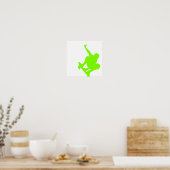 Poster Chartreuse, Neon Green Skater (Cuisine)