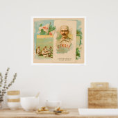 Poster Chas Getzin Rare Baseball 1888 (Cuisine)