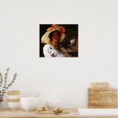 Poster Chase - Clara Stephens au chapeau 1913 (Cuisine)