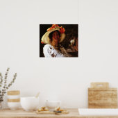 Poster Chase - Clara Stephens En Casquette 1913 (Cuisine)