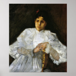 Poster Chase - Fille En Blanc 1890