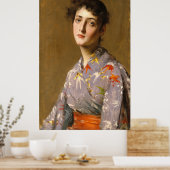 Poster Chase Girl dans un costume japonais CC0117 (Cuisine)