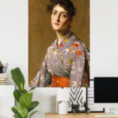 Poster Chase Girl dans un costume japonais CC0117 (Bureau à domicile)