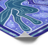 Poster Chase, Homme Horse équitation Wolf Animaux Illustr (Coin)