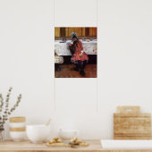 Poster Chase - Jeune Fille Sur Ocean Steamer 1883 (Cuisine)