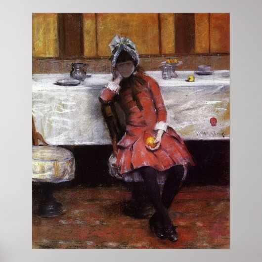 Poster Chase - Jeune Fille Sur Ocean Steamer 1883 (Devant)