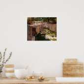 Poster Chase - Jour du lavage, Jardin, Brooklyn 1886 (Cuisine)