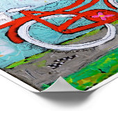 Poster Chase Your Dreams Bicycle Print (Coin)
