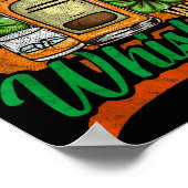 Poster Chase Your Dreams With Whiskey I Funny St. Patrick (Coin)