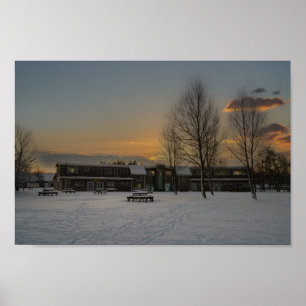 Poster Chasewater Innovation Centre Dans La Neige