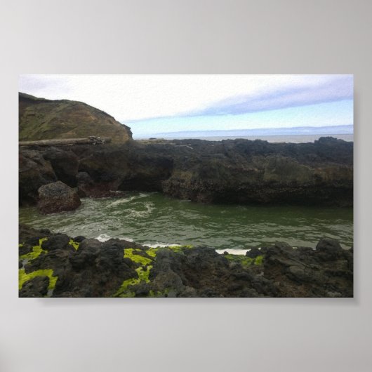 Poster Chasme de Cook, Cape Perpetua, OU (Devant)