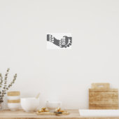 Poster Chasquatch - Bigfoot (Cuisine)