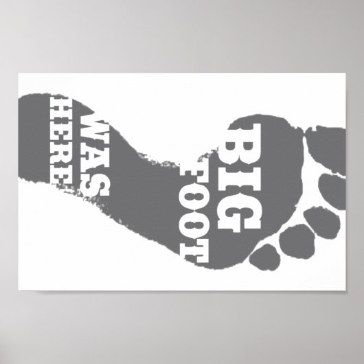 Poster Chasquatch - Bigfoot (Devant)