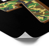 Poster Chasse 7 ans 7e fête d'anniversaire Deer Hunter (Coin)