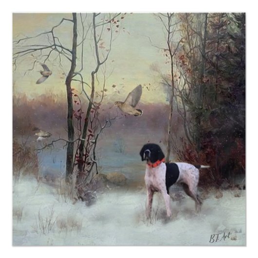 Poster Chasse à la bécasse avec SPG (Devant)