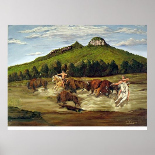 Poster Chasse à la montagne pilote (Devant)