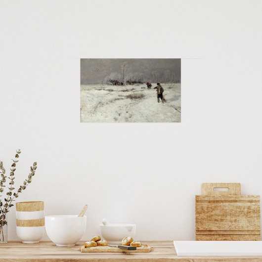 Poster Chasse à la neige (Cuisine)