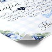 Poster chasse à la sucette Blueberry Pancake Baby Brunch (Coin)