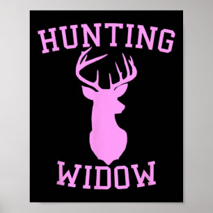 Poster Chasse À La Veuve - Chasseur De Femme De Cerf