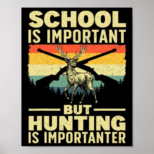 Poster Chasse Amusante Art Pour Garçons Hommes Chasseur C (Devant)