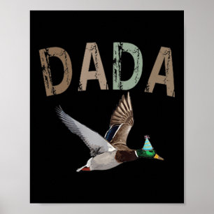 Poster Chasse au canard du Dada Un canard chanceux 1er an