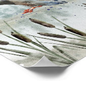 Poster Chasse au canard Nourriture murale Art (Coin)