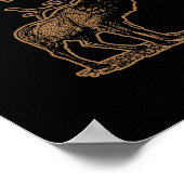 Poster Chasse au cerf d'Elkaholic Chasse à l'orignal Chas (Coin)