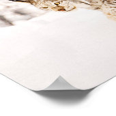 Poster Chasse au chat lynx dans la neige (Coin)