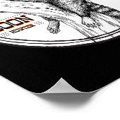 Poster Chasse au cocon Night Life Treed Life Raccoon Hunt (Coin)