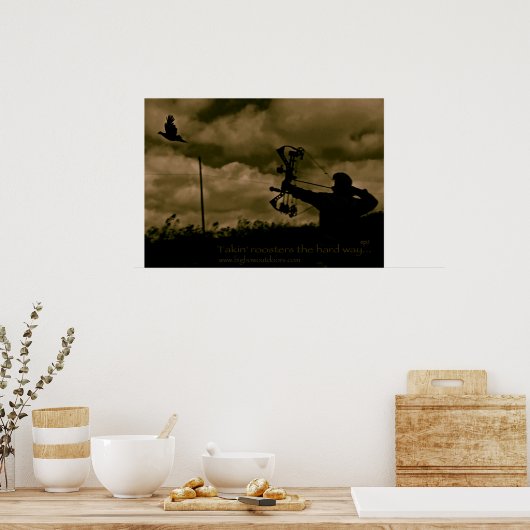 Poster Chasse au faisan de Gros Bow (Cuisine)